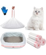 Amalan XXL 30Pack Cat Litter Tray Liners+Pet hair comb massage gloves - $589.92 CAD