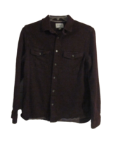Goodfellow &amp; Co Long Sleeve Button Down Shirt Medium Dark Purple - £7.94 GBP
