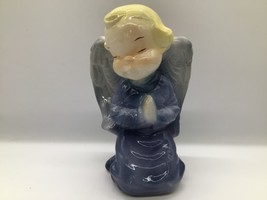 Vintage Royal Copley Pottery Praying Angel Wall Pocket Planter Boy relig... - $343.17 MXN