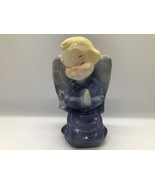 Vintage Royal Copley Pottery Praying Angel Wall Pocket Planter Boy relig... - $345.32 MXN