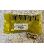 8 Quantity of Parker 2P220 Brass Union Compression Fittings (8 Quantity) - $69.99