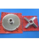 COMBO #32 x 2 mm holes AND Heavy Duty Knife &amp; Plate for meat grinder Hob... - $63.46