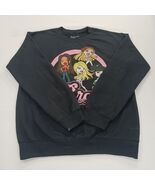 Bratz Dolls Women's Black Cotton Blend Pullover Graphic Sweatshirt Size ... - $22.76