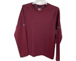 360 RUSSELL Athletic Boys DRI-POWER LONG SLEEVE JACQUARD 10-12 Maroon - $6.92