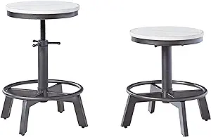 Signature Design by Ashley Torjin Industrial Adjustable Height Counter B... - $185.99