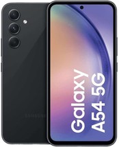 New &amp; Sealed Samsung Galaxy A54 (5G) - 128GB - Black (Unlocked) - £348.14 GBP