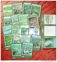 Latvia complete set of 18 Gauja National park aerial postcards 1981 by B... - £25.58 GBP