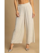 Umgee Full Size High Waisted Embellished Linen Pants Plus Size - $50.71+