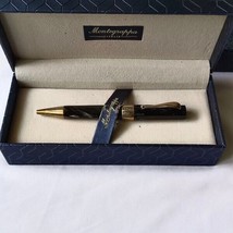 Stylo à bille Montegrappa Symphony Celluloid Charcoal - $392.00