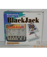 Vintage Radio Shack Deluxe 2 Player Blackjack Electronic Handheld Travel... - $49.91
