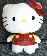Hello Kitty By Sanrio 8&quot; Plush Plaid Yellow Dress And Plaid Bowtie 2024 - $247.30 MXN