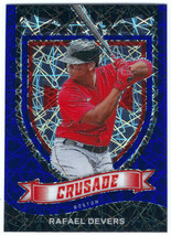 2021 Panini Chronicles #11 Rafael Devers Boston Crusade Blue Velocity Prizm - £1.96 GBP