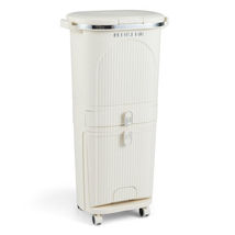 11 Gallon 3-Layer Kitchen Trash Can with Lid and 2 Removable Buckets-Bei... - $100.64