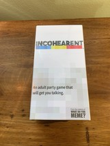Incohearent Incoherent Adult Party Game - What Do You Meme New Game - £14.68 GBP