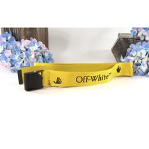 Off-White Classic Industrial Webbed Logo Buckle Belt NWT - £177.44 GBP