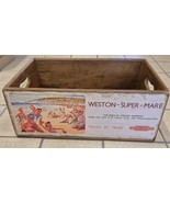 Weston-Super-Mare - Rustic style Wooden Box - size 36 x 23 x 14 cm - €22,96 EUR