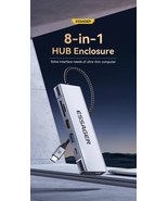 Essager 8-in-1 USB Hub With Disk Storage Function USB Type-c to HDMI-Compatible  - £37.59 GBP