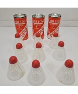Carlton Shuttlecocks Lot Of 3 - 9 Total Made in England Multiquanity Lis... - $20.23 CAD