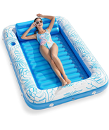 Inflatable Tanning Pool Lounger Float Jasonwell 4 in1 Sun Tan Tub Sunbat... - £45.84 GBP+