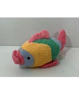 Bath &amp; Body Works Scrubby Buddies Angel rainbow striped plush fish terry... - $394.96 MXN