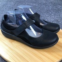 CLARKS MARY JANE Shoes WOMENS SZ 8 M SILLIAN BELLA BLACK Comfort Cloud S... - $32.50