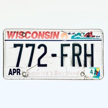  United States Wisconsin Dairyland Passenger License Plate 772-FRH - £13.13 GBP