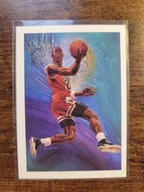 Michael Jordan 1990-1991 NBA Hoops #358 - Chicago Bulls - Team Checklist - NBA - £3.94 GBP