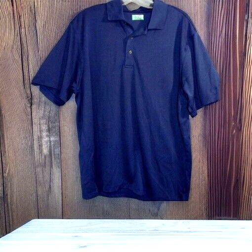 Ben Hogan Mens Large 42 44 Dark Blue Short Sleeve Golf Tennis Polo Shirt Item image 2