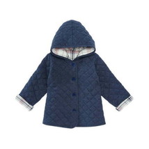 First Impressions Toddler Girls Quilted Plaid Reversible Jacket, 3-6 Months - £20.00 GBP