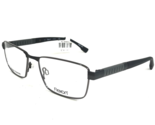 Flexon Gafas Monturas E1111 033 Negro Gris Rectangular Completo Borde - $60.23