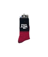 Texas A&amp;M Aggies NCAA Men&#39;s Full Knit Logo Crew Socks Black M/L (8-12) - £14.20 GBP