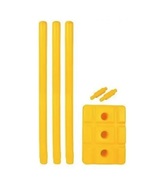 Plastic Cricket Stumps PVC Base Set 3 Stumps + 2 Bails + 1 stand - $47.05 CAD+