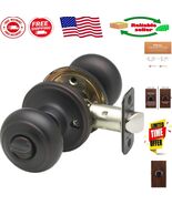Stylish Tuscan Bronze Colonial Knob - Lockable Privacy Function, Easy In... - $37.18 CAD