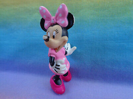 Disney Minnie Mouse PVC Figure / Cake Topper Pink Outfit Hand on Hip - as is - £1.43 GBP