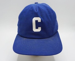 Little League Baseball Mesh Adjustable Snapback Hat Blue C Small - Medium - £11.62 GBP