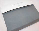Calvin Klein Water Stripe Pebble Texture King Tailored Bedskirt Grey Navy - $47.95