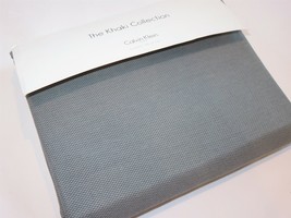 Calvin Klein Water Stripe Pebble Texture King Tailored Bedskirt Grey Navy - £38.24 GBP