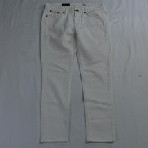 J.CREW 28 Ankle Toothpick Skinny White Stretch Denim Womens Jeans - £15.05 GBP