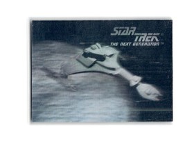 1992 Star Trek The Next Generation Hologram #02H Klingon Vor&#39;cha Cruiser Cor - £3.14 GBP
