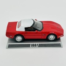 1991 Corvette 1/43 DANBURY MINT &quot;50 Years of Corvette&quot; Red and White Mus... - $19.79