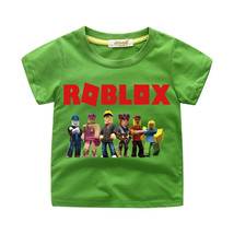 Wm roblox kid child t shirt t shirt short sleeve summer green type family thumb200