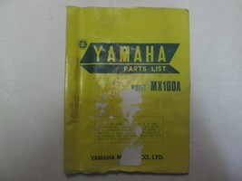 1974 Model MX100A Parts List Catalog Factory OEM LIT-10014-27-00 - €8,56 EUR