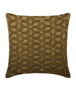 Gold Trinity, Gold Art Silk 16&quot;x16&quot; Pillow Covers Decorative - $40.66+
