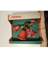 Vintage Noma &quot;Twinkling&quot; 3 Bell Cluster in Box 2164 Working Christmas De... - $798.50 MXN