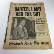 NY Daily News: Nov 5 1976 President Elect Jimmy Carter I May Ask Tax Cut - £15.00 GBP