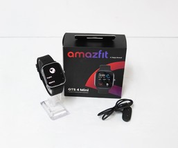 Amazfit GTS 4 Mini Smartwatch 41.9 mm Aluminum Alloy - Midnight Black - $44.99
