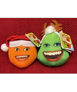 Annoying Orange CHRISTMAS Holiday Plush - Orange & Pear, BOTH WORK!!! - €126,77 EUR