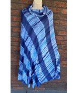 Boston Proper Tie Dye Cover XS No Sleeve Kaftan Shawl Wrap Dress Lightwe... - $19.95