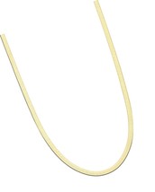 18K Gold Over Sterling Silver Italian Solid 3.5mm - £87.51 GBP