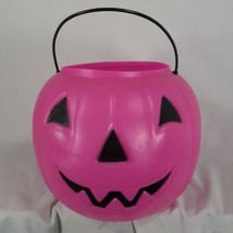 Halloween General Foam Plastics Pink Jack O Lantern Pumpkin Blow Mold Yard Decor - £8.22 GBP